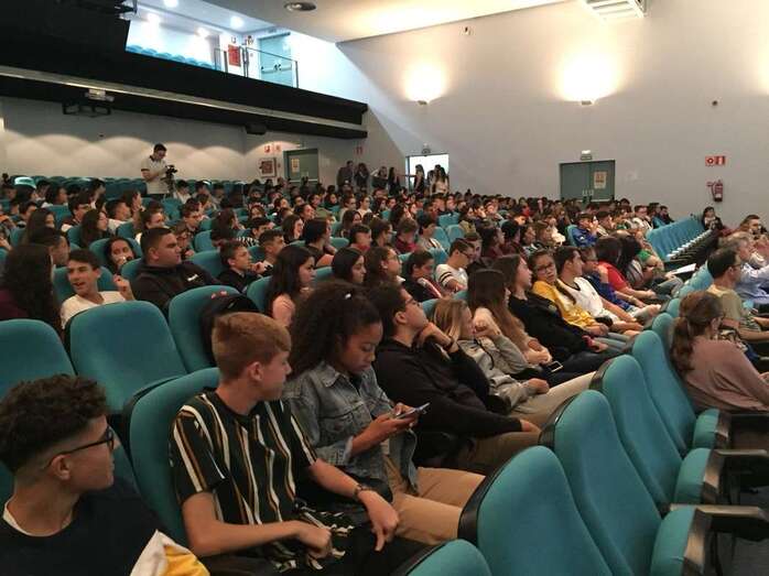 Imagen del acto que se celebró este martes en el Teatro de Telde (Foto TA)